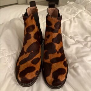 Louise et Cie Brown and Black Ankle Boots